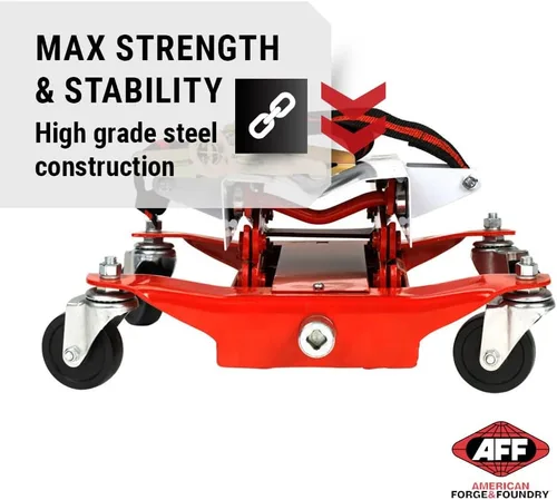 Vista 2 de AFF Gato de transmisión manual – Utiliza un trinquete de transmisión de 1/2 pulgada para operar – para transmisiones y tanques de gas en vehículos