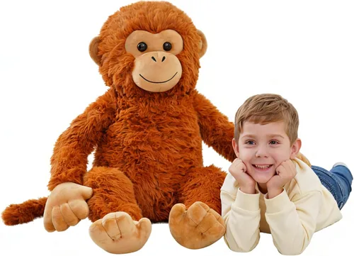 Vista 10 de Animales de peluche de cocodrilo gigante, animales de peluche de cocodrilo gigante, juguete de peluche de cocodrilo grande de 52 pulgadas, enorme