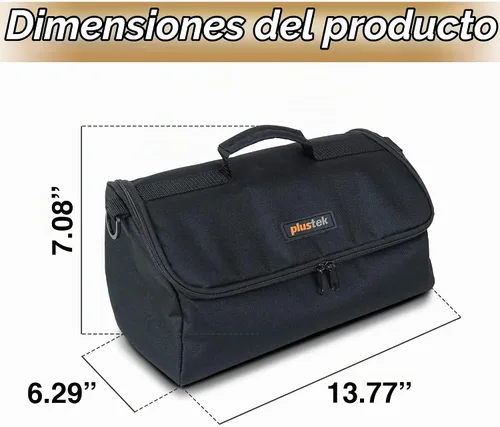 Vista 6 de plustek Estuche de transporte para escáner de documentos, a prueba de polvo, antiestático, protector y escáner, Fujitsu ScanSnap y Brother Document