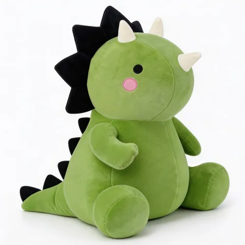 Vista 8 de VHYHCY Lindos Juguetes de Peluche de Dinosaurio, Juguetes Muñecos de Animales de Peluche de Dinosaurio Gordo, Peluche Suave de Animal de Peluche