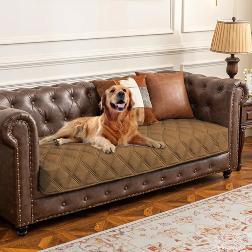Vista 56 de Ameritex Funda impermeable para cama de perro, manta para mascotas con parte trasera antideslizante para muebles, cama, sofá