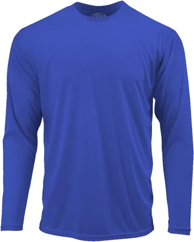Vista 11 de DRI-Equip - Camisas de manga larga para deporte, disipa la humedad. Blanco