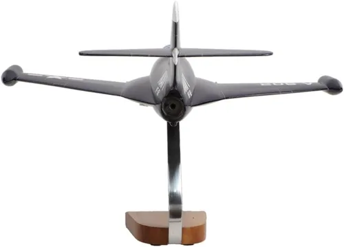 Vista 6 de Grumman F9F-5 Panther - Escultura de caoba grande