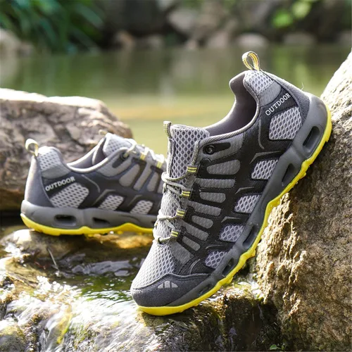 Vista 5 de RUNMAXX Mens Hiking Shoes Womens Fishing Aqua Water Shoes Outdoor Sneakers Quick Drying Mesh Barefoot