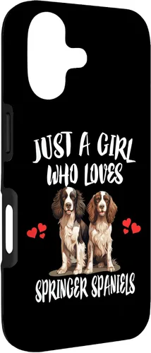 Vista 3 de Just A Girl Who Loves Springer Spaniels Dog Case for iPhone 17