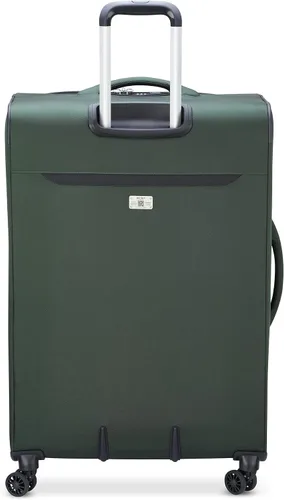 Vista 6 de DELSEY Paris Sky Max 2.0 Softside - Maleta expandible con ruedas giratorias, Verde, Juego de 3 piezas, Sky Max 2.0 Softside - Maleta expandible