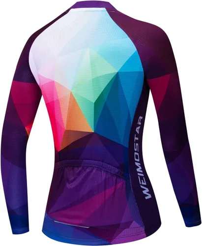 Vista 2 de Chaqueta de ciclismo de manga larga para mujer