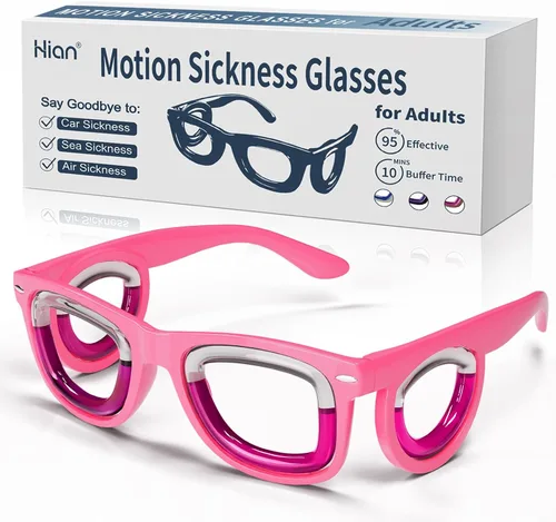 Vista 11 de Hion - Gafas inteligentes anti-mareo para niños (para niños de 3 a 8 años) – Gafas líquidas ultra ligeras y portátiles que alivian las náuseas