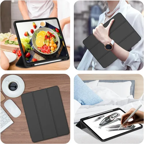 Vista 7 de Funda para iPad Pro de 12.9 pulgadas 2022/2021/2020 (6ª/5ª/4ª generación) con soporte para lápiz