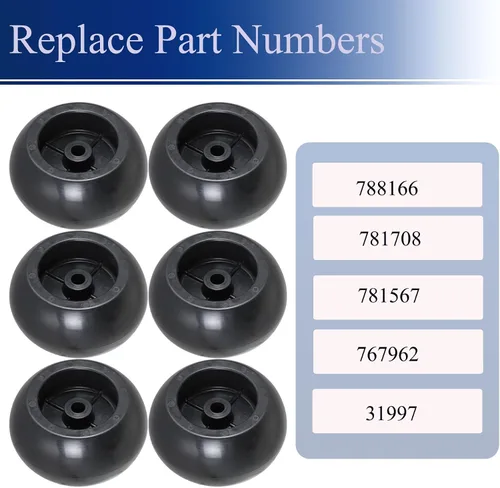 Vista 6 de 6 piezas de repuesto de ruedas de cubierta de cortacésped para Hustler 788166 31997 781567 781708 con kit de herramientas