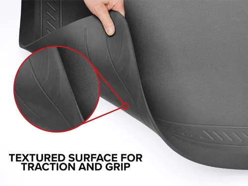 Vista 5 de WeatherTech ComfortMat, Alfombrilla Antifatiga de 61 por 91 Centímetros, Patrón Bordeado, Negro