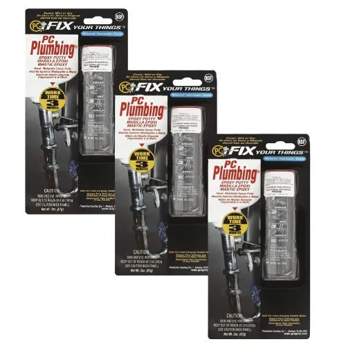 Vista 4 de PC Products PC-Plumbing - Masilla epoxi, palo de 2 onzas, gris (24591) (paquete de 4)