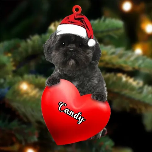 Vista 44 de Adornos de Navidad personalizados para perros, nombre personalizado, adorno de Malamute de Alaska, adornos acrílicos, regalos de Navidad, amantes