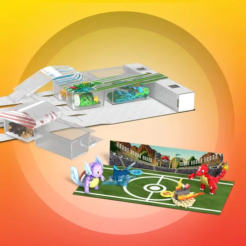 Vista 4 de Mega - Juego de construcción de figuras Construx Pokemon Trainer Team Challenge