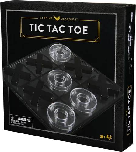 Vista 9 de Spin Master Games, Cardinal Classics Tic Tac Toe, juego de mesa clásico, decoración moderna de mesa auxiliar, 2 jugadores, para edades de 5 años