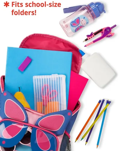 Vista 45 de Skip Hop - Mochila para preescolar, colección Zoo, para niños pequeños de 3 a 4 años, diseño de llama
