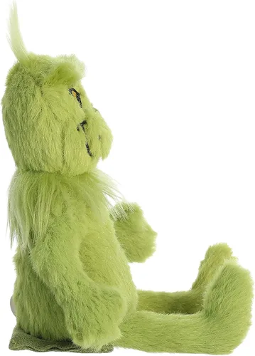 Vista 4 de Aurora® Whimsical Dr. Seuss™ Shoulderkin™ Grinch - Peluche con licencia oficial para juegos imaginativos, perfecto para niños y adultos