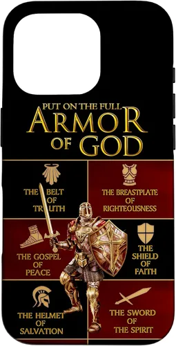 Vista 20 de Warrior of God Put On The Full Armor of God Funda para iPhone 17