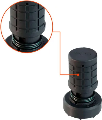 Vista 3 de STG Jetloader SW6 - Cargador de velocidad de 6 disparos para revólveres .38/.357 - Compatible con S & W y Taurus - Polímero - Negro