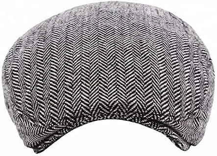 Vista 3 de Celtic Circus News Boy Cap Tweed Ivy Cap Beret Cabbie Flat Traveling Hat