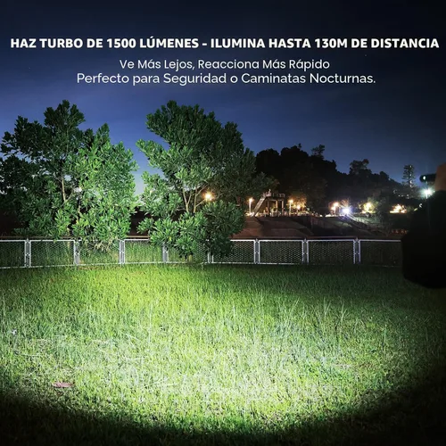 Vista 2 de Guardtier ML70 - Linterna recargable para trabajo al aire libre, campamento, emergencias, actividades al aire libre, linterna táctica LED