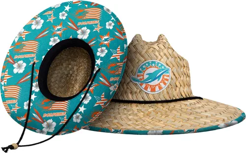 Vista 129 de FOCO - Sombrero de paja con logotipo de equipo universitario de NCAA y estampado floral para hombre
