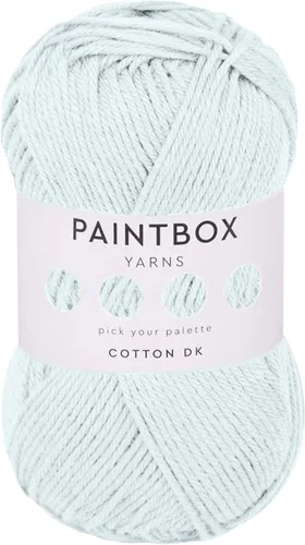 Vista 34 de Paintbox Yarns - Hilo 100% algodón DK, 1.76 onzas, 137 yardas, 410.1 ft #401 Papel blanco