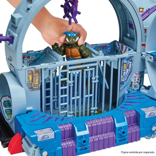 Vista 5 de Teenage Mutant Ninja Turtles TMNT Classic Technodrome Playset - Exclusivo de Amazon