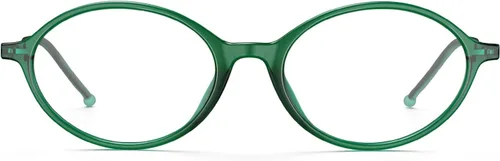 Vista 3 de VISOONE Oval Blue Light Blocking Glasses Women Small 100% UV400 Protection
