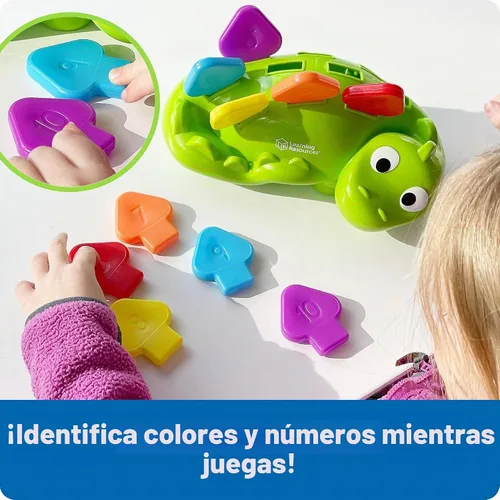 Vista 4 de Learning Resources Steggy el dinosaurio de motricidad fina
