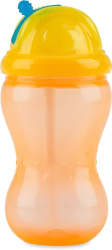 Vista 3 de Nuby Paquete de 3 tazas Mega Flip It con popote flexible suave, 12 onzas