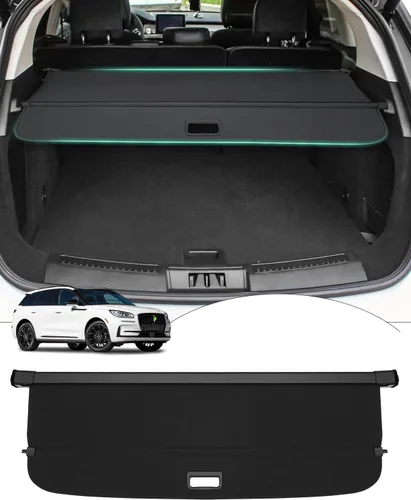 Vista 24 de Powerty Cubierta de carga para Volvo XC90 2016-2024 2025 Accesorios Cubierta de maletero retráctil Cubierta de blindaje de maletero Cubierta
