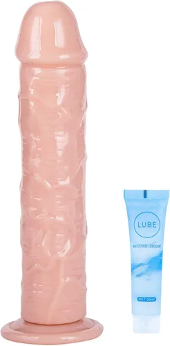 Vista 10 de Consolador realista grande de 8.1 pulgadas con potentes ventosas, juguete sexual suave y realista para principiantes, para mujeres, hombres, Azul