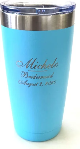 Vista 9 de Vaso aislante personalizado, 20 onzas, elige tu color personalizado (negro)