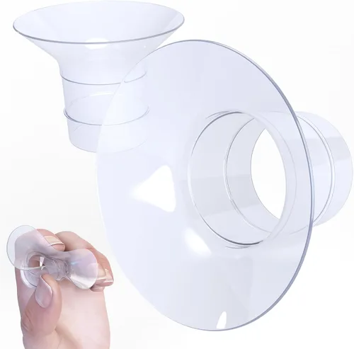Vista 10 de Insertos de brida para extractores de leche – Silicona – Convertir 0.945 in a 0.512 in – Reemplazo de piezas de bomba – Compatible con Spectra