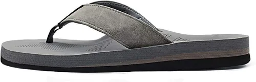 Vista 3 de Men Sandals Flip Flop with Orthotic Arch Support Athletic Slide Sandals for Men with Soft Cushion Footbed