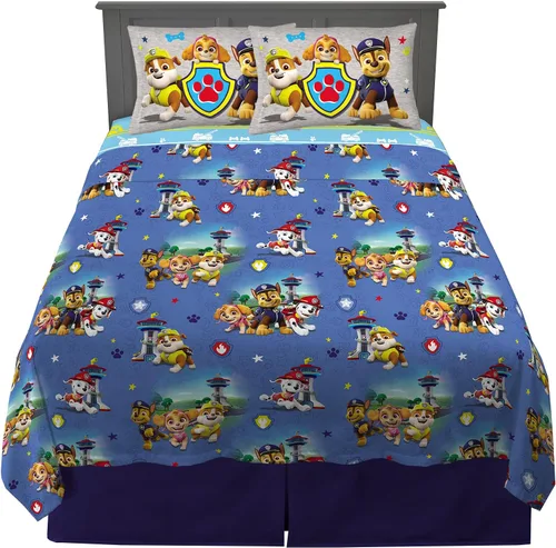 Vista 40 de Franco - Juego de sábanas de microfibra súper suave para niños, tamaño matrimonial, Baby Shark