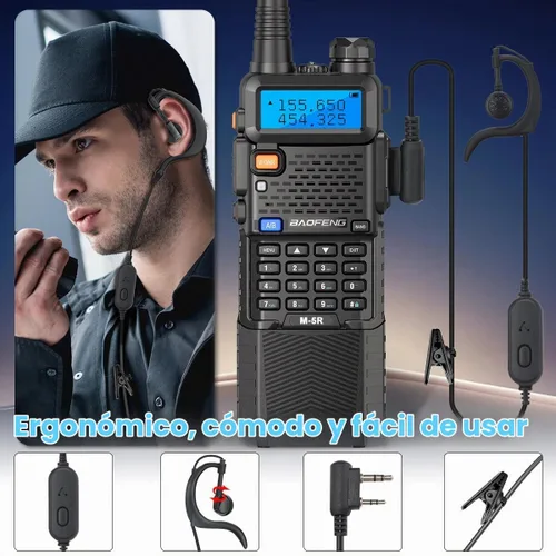 Vista 7 de Baofeng Radioaficionado UV-5R de mano UV5R de largo alcance Walkie Talkies