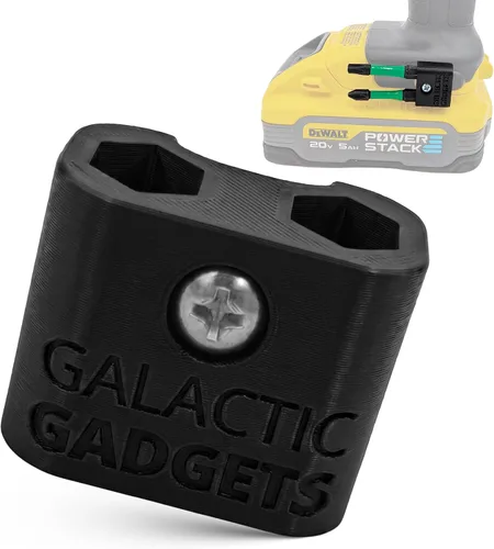 Vista 7 de Soporte magnético para brocas DEWALT 20V, Galactic Gadgets (negro)