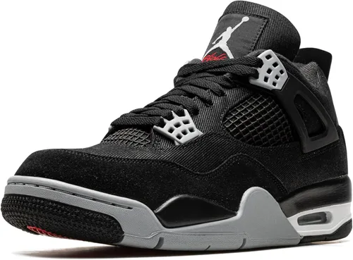 Vista 3 de Jordan Mens Air 4 DH7138 006 Black Canvas