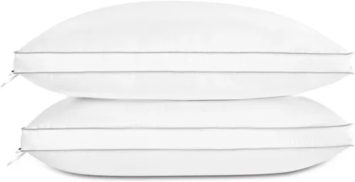 Vista 8 de Globon - Almohada de plumas de lujo, tamaño Queen, 1 unidad