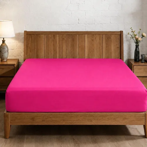 Vista 138 de Sábana bajera ajustable de lujo suave de 600 hilos, 100% algodón egipcio, sábana bajera ajustable individual con elástico alrededor, se adapta a