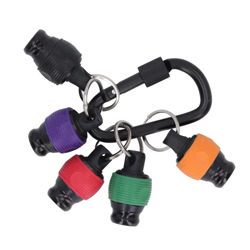 Vista 5 de 6pcs 1/4in Socket Bit Holder Portable Destornillador Llavero Herramienta para uso al aire libre