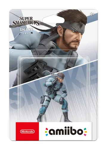 Vista 2 de Nintendo Amiibo - Snake - Super Smash Bros Series - Switch Japan Import