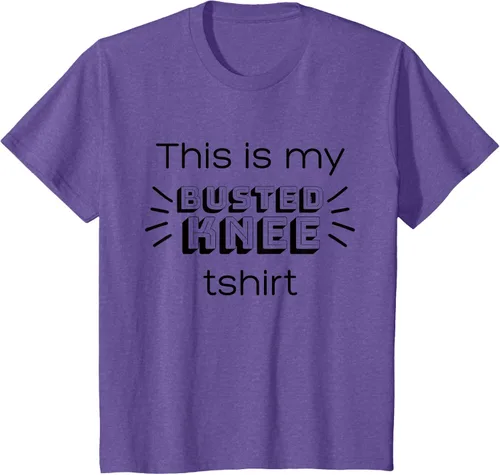 Vista 50 de Funny Broken Knee Joke - Camiseta de regalo para lesión de rodilla