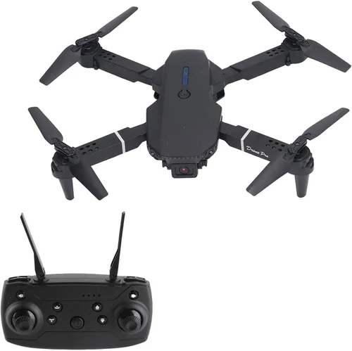 Vista 9 de E88 4 Eje RC Drone Aéreo Quadcopter HD Doble Cámara Alta Resolución Volteando Plegable Negro