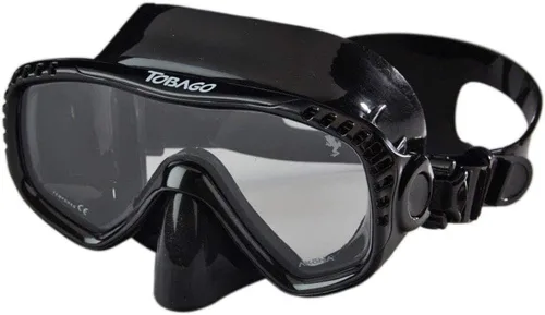 Vista 3 de AKONA Tobago - Máscara de buceo con falda de silicona transparente y lente templada única