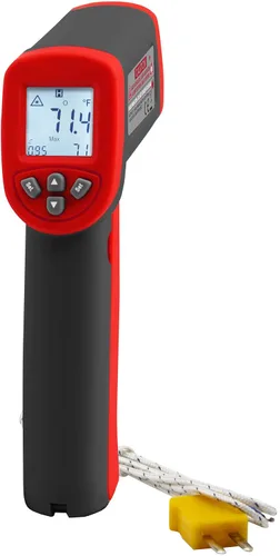 Vista 10 de Triplett IRTUV50 Termómetro IR sin contacto con detección de fugas UV, -4 a 752°F (-20 a 752.0 °F)