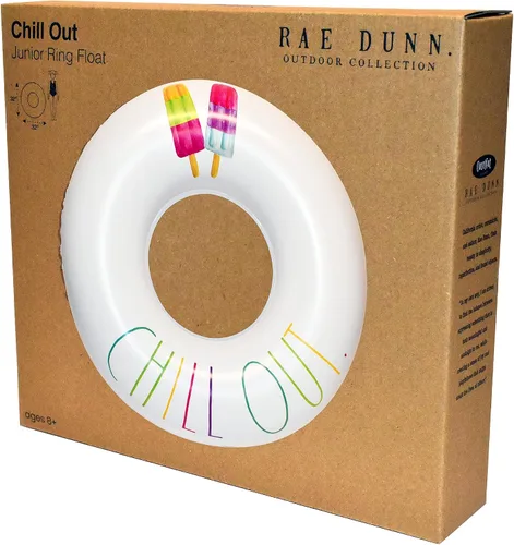Vista 8 de Rae Dunn x CocoNut Float Junior Ring Float - Balsa inflable de 32 pulgadas y tubo interior de agua duradero - Conducción estable para fiestas