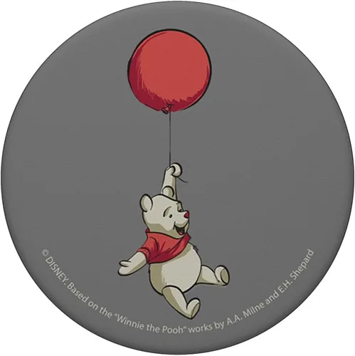 Vista 3 de Disney Winnie The Pooh - PopSockets de globo rojo intercambiable